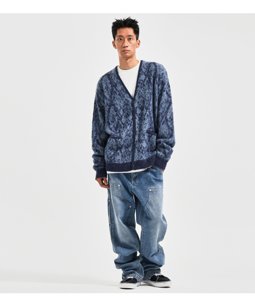 PYTHON CARDIGAN — синий