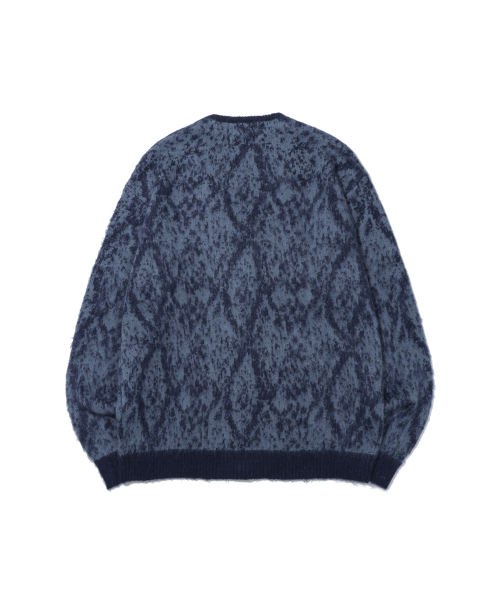 EXTRAORDINARY(エクストラオーディナリー)の「PYTHON CARDIGAN BLUE(カーディガン/ボレロ・メンズ・その他・X-LARGE/LARGE/MEDIUM)」の4枚目の写真