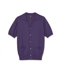 IOLO（イオロ）の「Vカットカラーシャツ_パープル（カーディガン/ボレロ）」