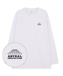 シグニチャーロゴオーバーサイズロングスリーブTシャツ_ホワイト