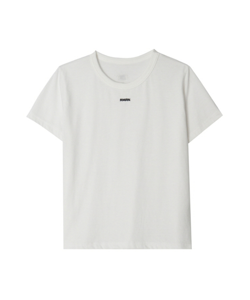 RMRN(アルエームアルエヌ)の「CLASSIC LOGO T-SHIRT(Tシャツ/カットソー・レディース・ホワイト/ブラック・FREE)」の4枚目の写真