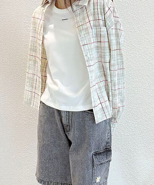 RMRN(アルエームアルエヌ)の「CLASSIC LOGO T-SHIRT(Tシャツ/カットソー・レディース・ホワイト/ブラック・FREE)」の6枚目の写真