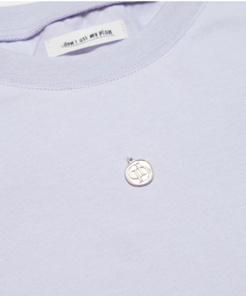 DAMP(ドントアスクマイプラン)の「Dペンダントベーシックトップ_パープル(Tシャツ/カットソー・レディース・その他・ONE SIZE)」の2枚目の写真