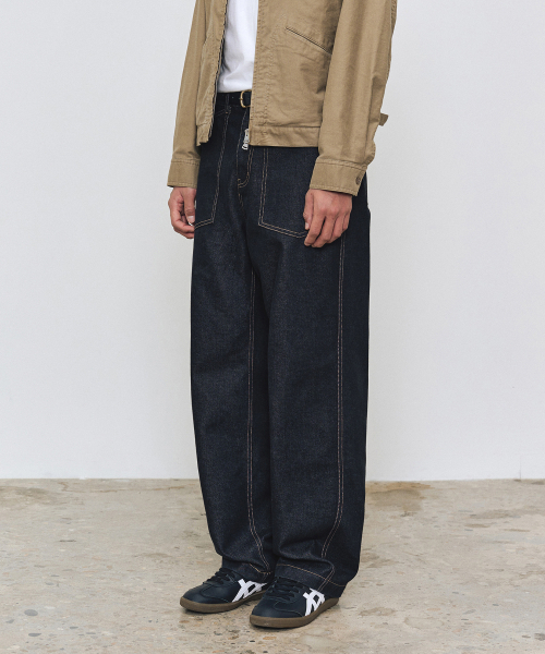 DECET(デケト)の「M35 Fatigue Pants DCPT065CPIndigo(デニムパンツ・レディース・その他・24/26/28/30/32/34)」の2枚目の写真