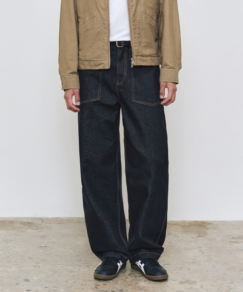 DECET(デケト)の「M35 Fatigue Pants DCPT065CPIndigo(デニムパンツ・レディース・その他・24/26/28/30/32/34)」の4枚目の写真