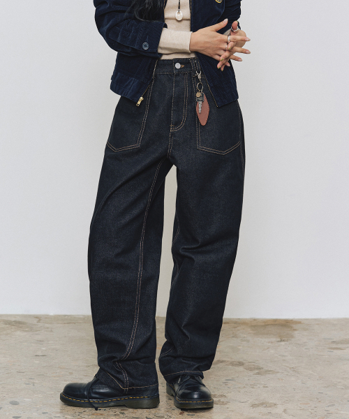 DECET(デケト)の「M35 Fatigue Pants DCPT065CPIndigo(デニムパンツ・レディース・その他・24/26/28/30/32/34)」の8枚目の写真