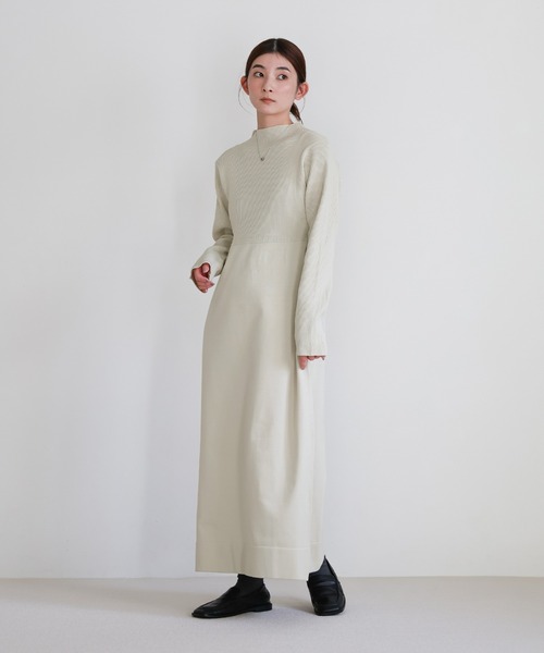 スポンディッシュバルーンニットワンピース（ワンピース）｜select