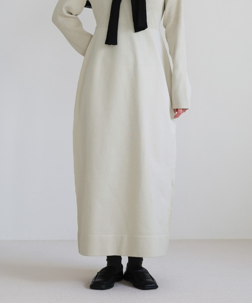 select MOCA(セレクトモカ)の「スポンディッシュバルーンニットワンピース(ワンピース・レディース・ブラック/アイボリー/キャメル・MEDIUM/LARGE)」の18枚目の写真