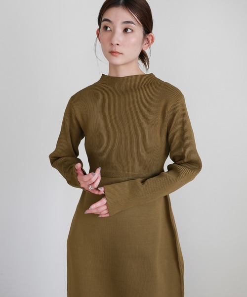select MOCA(セレクトモカ)の「スポンディッシュバルーンニットワンピース(ワンピース・レディース・ブラック/アイボリー/キャメル・MEDIUM/LARGE)」の21枚目の写真