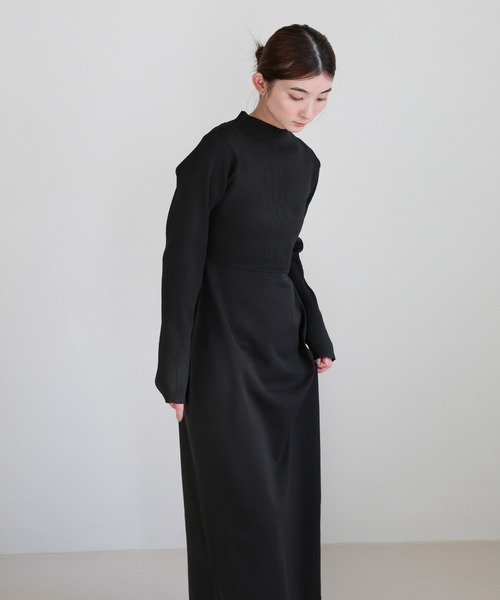 スポンディッシュバルーンニットワンピース（ワンピース）｜select