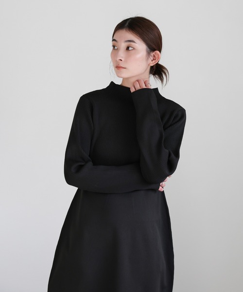 スポンディッシュバルーンニットワンピース（ワンピース）｜select