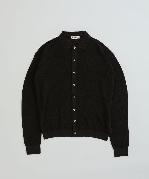 THE SHINZONE（ザ　シンゾーン）の「THE SHINZONE/シンゾーン　ポロニットカーディガン　POLO KNIT CARDIGAN　26MMSNI05（カーディガン/ボレロ・レディース・ブルー/ブラック・FREE）」の7枚目の写真