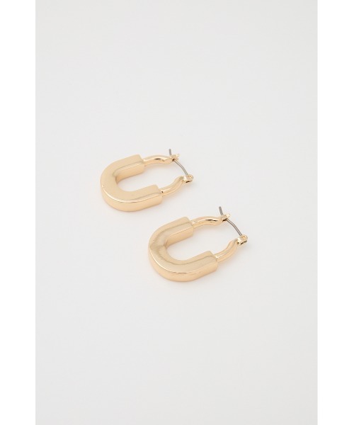 MOUSSY（マウジー）の「DROPPED HOOP ピアス（ピアス（両耳用）・レディース・ゴールド/シルバー・FREE）」の4枚目の写真