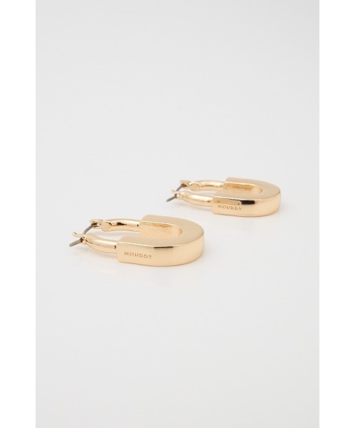 MOUSSY（マウジー）の「DROPPED HOOP ピアス（ピアス（両耳用）・レディース・ゴールド/シルバー・FREE）」の5枚目の写真
