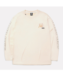 ランオフランベア 長袖Tシャツ ベージュ
