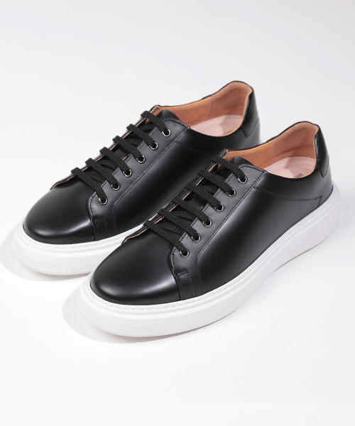 Real 7cm Oversized Black Sneakers