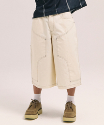 AKECII（アケシ）の「Double Knee Ripstop Bermuda Shorts - Cream（その他パンツ）」