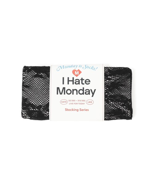 Ray BEAMS（レイビームス）の「I Hate Monday / New Flower Lace ストッキング（タイツ/ストッキング・レディース・ホワイト/ブラック・ONE SIZE）」の2枚目の写真