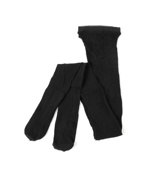 Ray BEAMS（レイビームス）の「I Hate Monday / New Flower Lace ストッキング（タイツ/ストッキング・レディース・ホワイト/ブラック・ONE SIZE）」の3枚目の写真