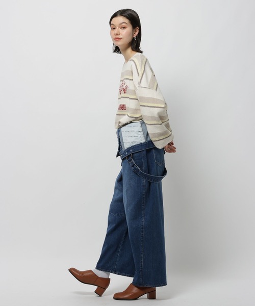 niko and...（ニコアンド）の「リバーシブルアニマルプルオーバー（Tシャツ/カットソー・レディース・ナチュラル/ライトグリーン/ピンク/チャコール・FREE）」の20枚目の写真