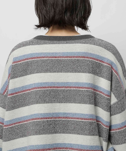 niko and...（ニコアンド）の「リバーシブルアニマルプルオーバー（Tシャツ/カットソー・レディース・ナチュラル/ライトグリーン/ピンク/チャコール・FREE）」の9枚目の写真