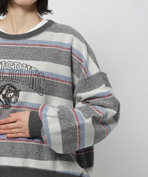 niko and...（ニコアンド）の「リバーシブルアニマルプルオーバー（Tシャツ/カットソー・レディース・ナチュラル/ライトグリーン/ピンク/チャコール・FREE）」の10枚目の写真