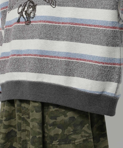 niko and...（ニコアンド）の「リバーシブルアニマルプルオーバー（Tシャツ/カットソー・レディース・ナチュラル/ライトグリーン/ピンク/チャコール・FREE）」の11枚目の写真