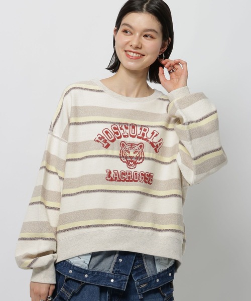 niko and...（ニコアンド）の「リバーシブルアニマルプルオーバー（Tシャツ/カットソー・レディース・ナチュラル/ライトグリーン/ピンク/チャコール・FREE）」の22枚目の写真