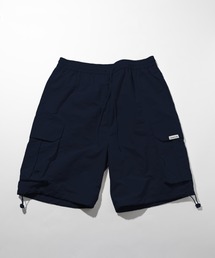 【MAISON CLUB】新素材追加!ワイドカーゴハーフパンツ ショートパンツ ナイロンショーツ / スウェットショーツ