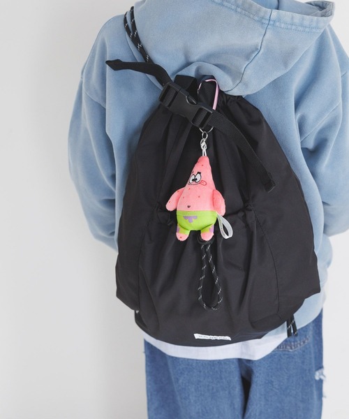 BAYFLOW（ベイフロー）の「[ランドセルに装着可能]コードナップサック[43cm×34cm](KIDS)（バックパック/リュック・キッズ・ピンク/オフホワイト/ブラック/グレー・FREE）」の3枚目の写真