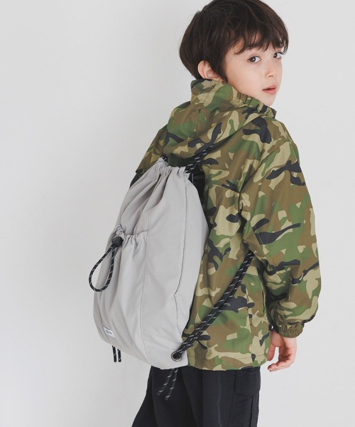 BAYFLOW（ベイフロー）の「[ランドセルに装着可能]コードナップサック[43cm×34cm](KIDS)（バックパック/リュック・キッズ・ピンク/オフホワイト/ブラック/グレー・FREE）」の7枚目の写真