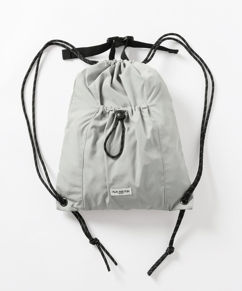 BAYFLOW（ベイフロー）の「[ランドセルに装着可能]コードナップサック[43cm×34cm](KIDS)（バックパック/リュック・キッズ・ピンク/オフホワイト/ブラック/グレー・FREE）」の10枚目の写真