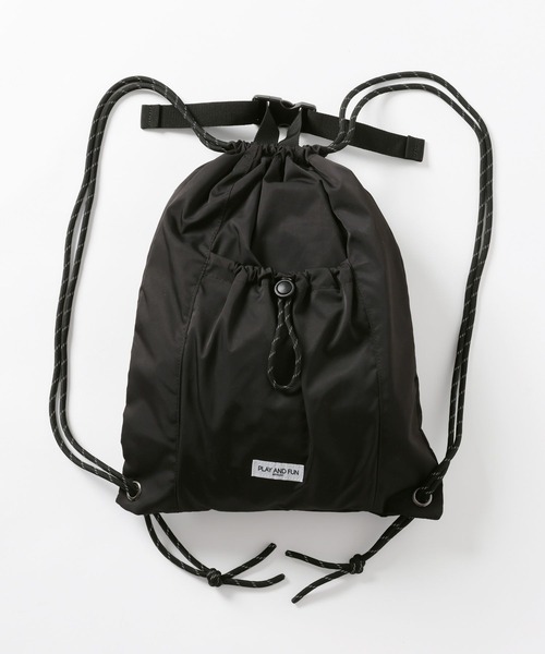 BAYFLOW（ベイフロー）の「[ランドセルに装着可能]コードナップサック[43cm×34cm](KIDS)（バックパック/リュック・キッズ・ピンク/オフホワイト/ブラック/グレー・FREE）」の16枚目の写真