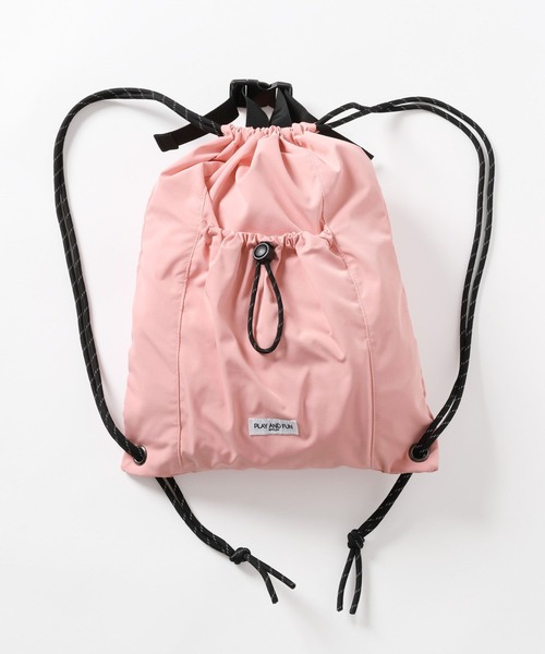 BAYFLOW（ベイフロー）の「[ランドセルに装着可能]コードナップサック[43cm×34cm](KIDS)（バックパック/リュック・キッズ・ピンク/オフホワイト/ブラック/グレー・FREE）」の17枚目の写真