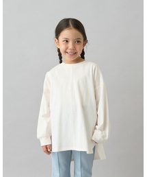 b・ROOM | 【デイリースタンダードウェアシリーズ】ゆるっとオーバーサイズのシンプル長袖Tシャツ(Tシャツ/カットソー)