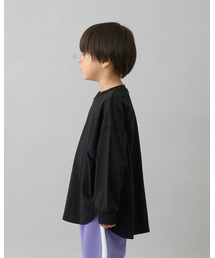 b・ROOM | 【デイリースタンダードウェアシリーズ】ゆるっとオーバーサイズのシンプル長袖Tシャツ(Tシャツ/カットソー)