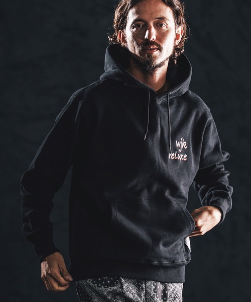 wjk reluxe(ダブルジェーケーリラックス)の「mpa4023-heavy sweat parka パーカー(WR26S-21)(パーカー・メンズ・ブラック/ホワイト/ネイビー・XL/L/M/S)」の4枚目の写真