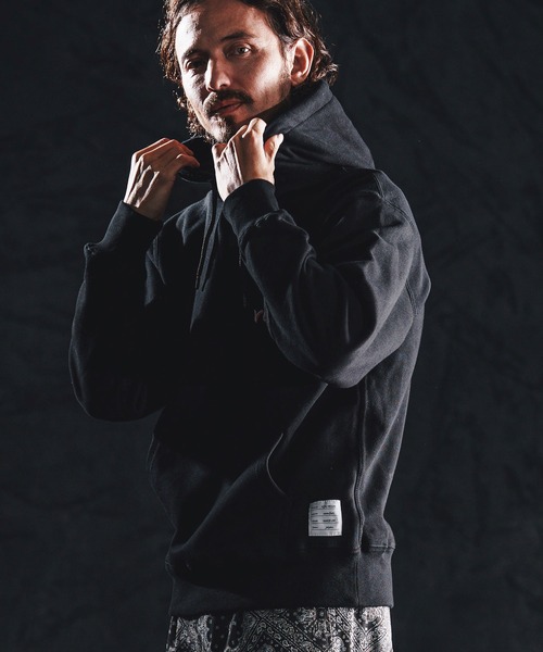 wjk reluxe(ダブルジェーケーリラックス)の「mpa4023-heavy sweat parka パーカー(WR26S-21)(パーカー・メンズ・ブラック/ホワイト/ネイビー・XL/L/M/S)」の5枚目の写真