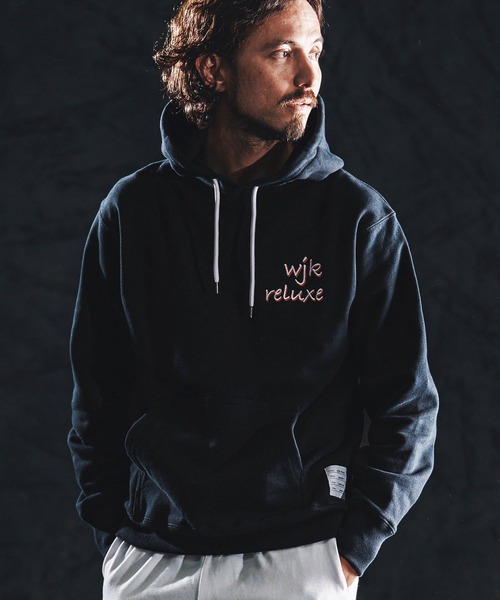 wjk reluxe(ダブルジェーケーリラックス)の「mpa4023-heavy sweat parka パーカー(WR26S-21)(パーカー・メンズ・ブラック/ホワイト/ネイビー・XL/L/M/S)」の9枚目の写真