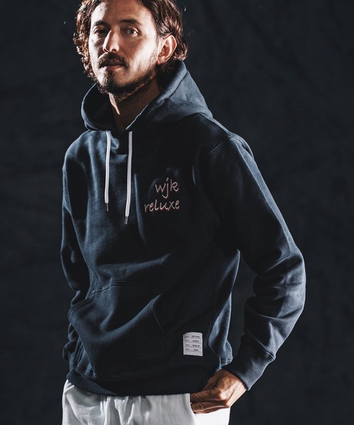 wjk reluxe(ダブルジェーケーリラックス)の「mpa4023-heavy sweat parka パーカー(WR26S-21)(パーカー・メンズ・ブラック/ホワイト/ネイビー・XL/L/M/S)」の10枚目の写真