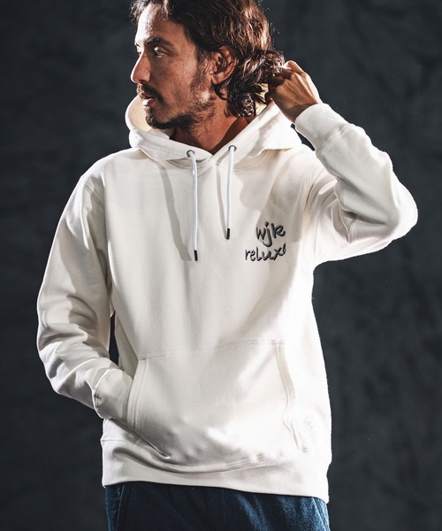 wjk reluxe(ダブルジェーケーリラックス)の「mpa4023-heavy sweat parka パーカー(WR26S-21)(パーカー・メンズ・ブラック/ホワイト/ネイビー・XL/L/M/S)」の13枚目の写真