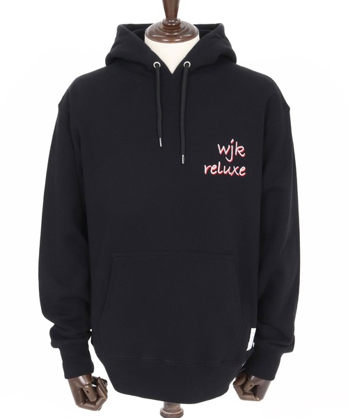 wjk reluxe(ダブルジェーケーリラックス)の「mpa4023-heavy sweat parka パーカー(WR26S-21)(パーカー・メンズ・ブラック/ホワイト/ネイビー・XL/L/M/S)」の18枚目の写真