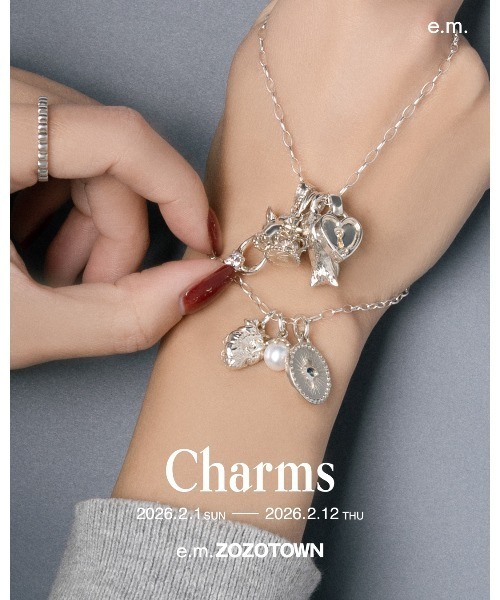 ◇Charms◇ハートキーホールチャーム/鍵/レディース/メンズ/期間限定