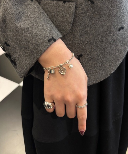 ◇Charms◇ハートキーホールチャーム/鍵/レディース/メンズ/期間限定