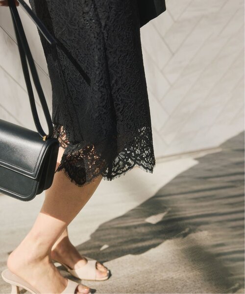 VERMEIL par iena（ヴェルメイユパーイエナ）の「《追加2》リバーレースショートパンツ（その他パンツ・レディース・ブラック・36/40/38）」の4枚目の写真