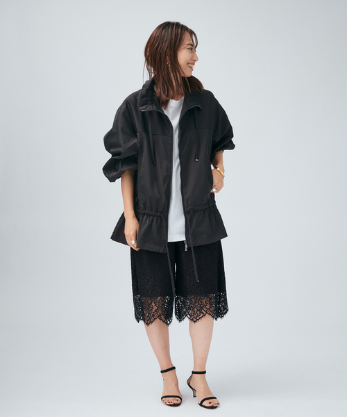 VERMEIL par iena（ヴェルメイユパーイエナ）の「《追加2》リバーレースショートパンツ（その他パンツ・レディース・ブラック・36/40/38）」の9枚目の写真