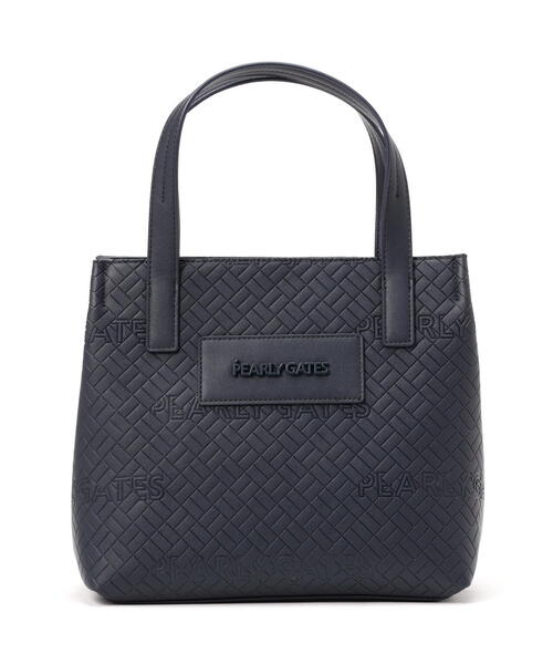 PEARLY GATES(パーリーゲイツ)の「【PEARLY GATES】追加色BASICカートBAG(トートバッグ・レディース・グレー系その他/ダークインディゴブルー・FREE)」の2枚目の写真