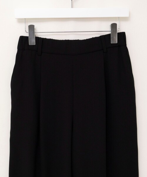 NOLLEY’S（ノーリーズ）の「《セットアップ対応》ウォッシャブルストレッチジョーゼットイージーワイドパンツ（その他パンツ・レディース・ネイビー/ブラック・38/36/34）」の8枚目の写真