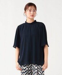楊柳 ハイネック プルオーバー