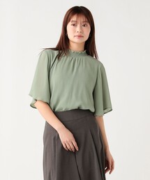 楊柳 ハイネック プルオーバー
